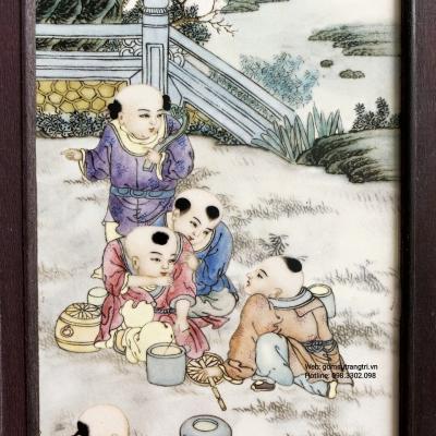 Tranh Sứ Ngũ Phúc Lâm Môn