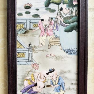 Tranh Sứ Ngũ Phúc Lâm Môn