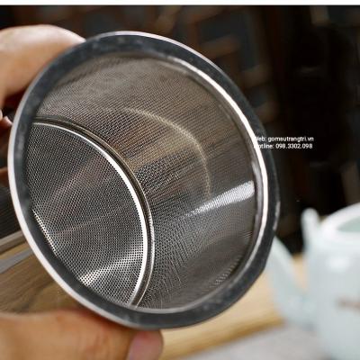 Bộ Ấm Chén Họa Tiết Hoa Đào Men Xanh Ngọc