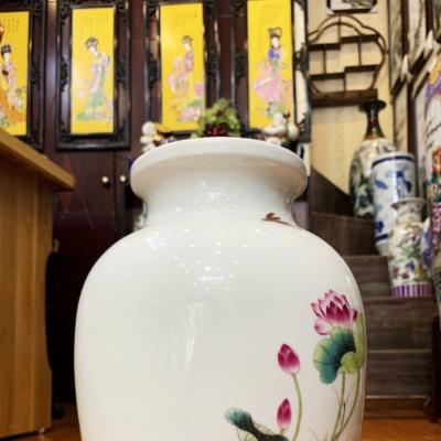 Bộ Bình Đĩa Cảnh Cá Chép Hoa Sen